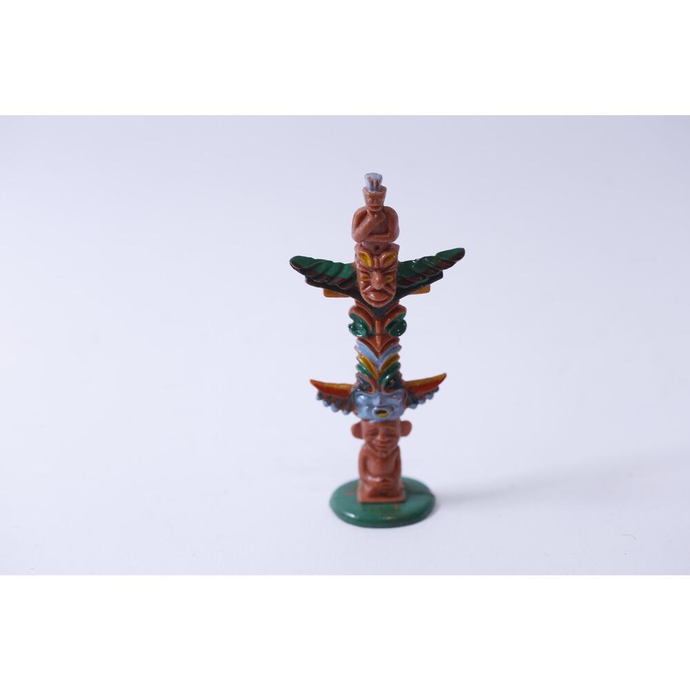 1960s, Herald, Native American, Totem Pole, Plastic Toy, Western ~ 250407-WH 167